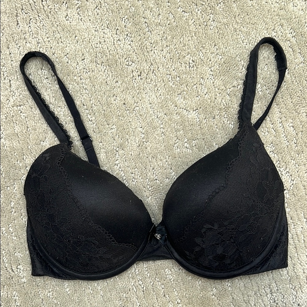 Elegant VS Black Lace Bra